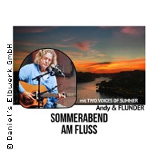 Sommerabend am Fluss mit Flunder