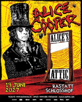 ALICE COOPER - ALICE'S ATTIC - LIVE 2027