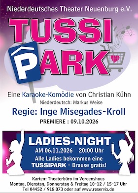 "Tussipark" - Zusatztermin "LADIES-NIGHT" : Alle Ladies bekommen eine TUSSIPARK Brause gratis!