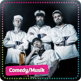 "Fuffzehn Mann auf des toten Manns Kiste" - Eine stürmische ShantyComedySeefahrt