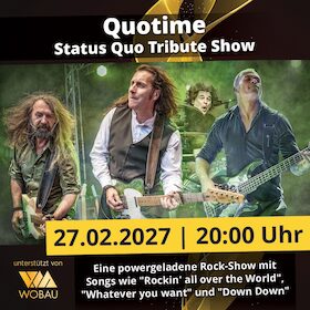 Quotime – Status Quo Tribute Show | Magdeburg | machwerk