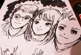 LIVE-ILLUSTRATION: Dein eigenes Portrait im Manga-Stil! - Slot 1