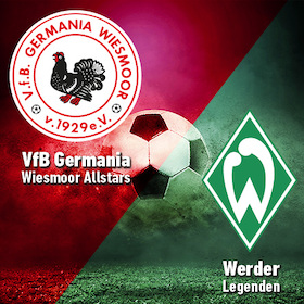 VfB Germania Wiesmoor Allstars gegen Werder Bremen Legenden