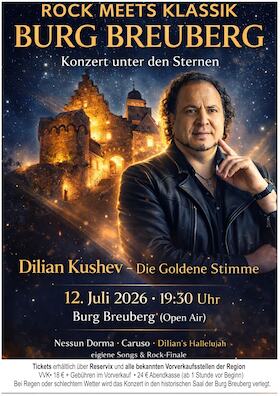 Dilian Kushev – Pop & Rock Konzert „Die Liebe ebnet die Welt“ - Rock meets Klassik