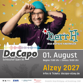 Da Capo 2027 - herr H - Das Kinder-Mitmach-Konzert