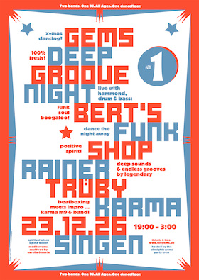Deep Groove Night No.1 - Bert's Funk Shop | Rainer Trüby | Karma & Band