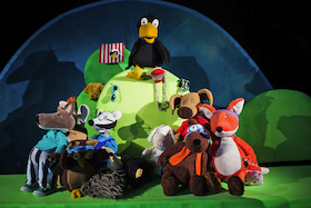 „Alles meins!“, sagt der kleine Rabe Socke... - Theater für Kinder ab 4 Jahren