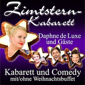 Zimtstern-Kabarett 2026 - Daphne de Luxe und Gäste: Boris Stijelja - Rebecca Carrington - Andrea Bongers