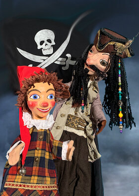 Kasper und der Pirat der sieben Meere - Handpuppenspiel für Kinder ab vier Jahren