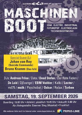 MaschinenBoot - 2026 - Unter der Flagge der elektronischen Musik