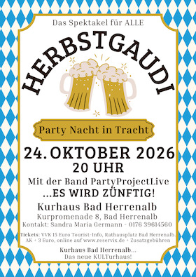 Herbstgaudi - Party Nacht in Tracht