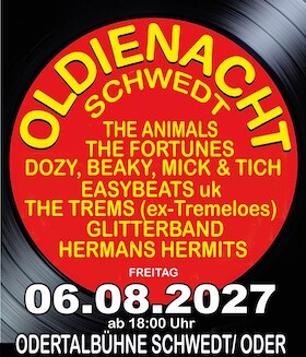 Oldienacht Schwedt/Oder - Die Originalbands der 60er und 70er Jahre