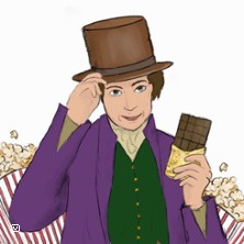 Leinwandmenü: Wonka