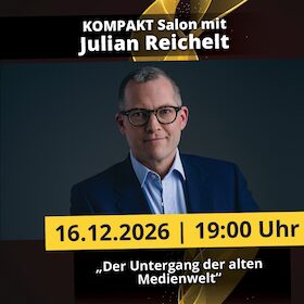 KOMPAKT Salon mit Julian Reichelt: Der Untergang der alten Medien | Magdeburg | machwerk