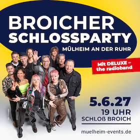 Broicher Schlossparty - Open-Air im Innenhof mit DELUXE - the radioband