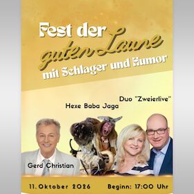 Fest der guten Laune mit Schlager und Humor