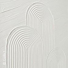 Strukturpaste auf Leinwand