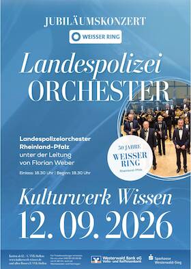 Landespolizeiorchester Rheinland-Pfalz - 50 Jahre WEISSER RING Rheinland-Pfalz