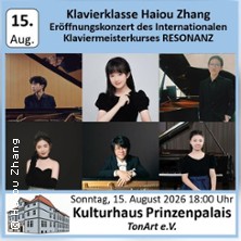 Klavierklasse Haiou Zhang