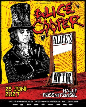 ALICE COOPER - ALICE'S ATTIC - LIVE 2027
