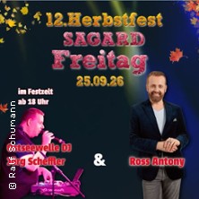 Herbstfest 2026 - Ross Antony, DJ Jörg Scheffler