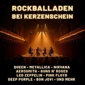 Rockballaden bei Kerzenschein