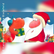 Drache Kokosnuss feiert Weihnachten