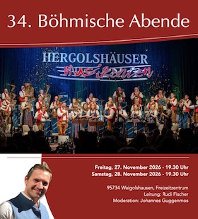 Böhmischer Abend der Hergolshäuser Musikanten - Das Original