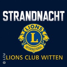 Strandnacht 2026 - 23. Benefizkonzert des Lions Club Witten