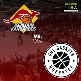 Iserlohn Kangaroos vs. Uni Baskets Münster