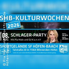 Schlager Party mit Pia Malo und DJ - SHB Kulturwochen 2026