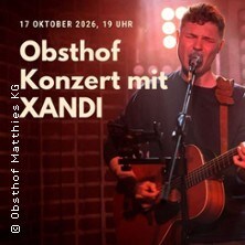 Obsthof Konzert - mit Xandi live!