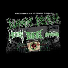 Campaign for Musical Destruction - Napalm Death, Master, Brat, Goatburner