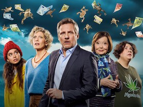 »Kröten in Not« - Komödie von René Freund mit mit René Steinke, Nica Heru, Cem Lukas Yeginer, Herma Koehn u. a.