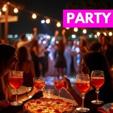 Italienischer Disco- Partyabend