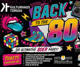 Back to the 80's - Die größte 80er Party der Region