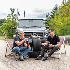 Motorisiertes Barbecue - Entdeckungstour und Fahrerlebnis bei Mercedes-Benz