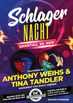 Schlagernacht Ballsäle Coßmannsdorf