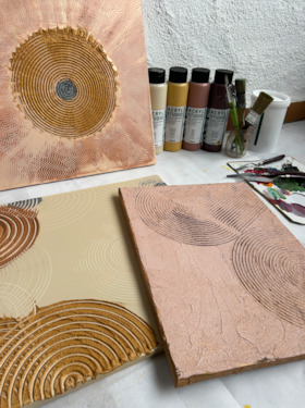 Creative Night - Motiv: Struktur, Paste, Abstrakt