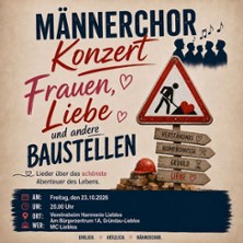 Konzert Männerchor - Harmonie Lieblos