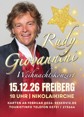 Rudy Giovannini I LIVE Weihnachtskonzert 2026
