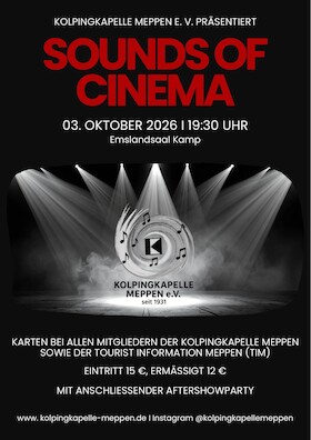 Sounds of Cinema - Präsentiert von der Kolpingkapelle Meppen e.V.