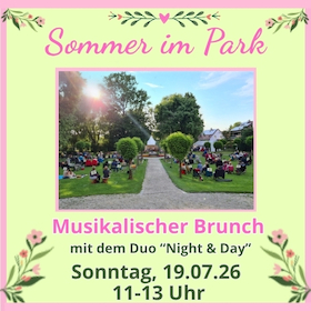Sommer im Park - Musikalischer Brunch - mit dem Duo "Night & Day"
