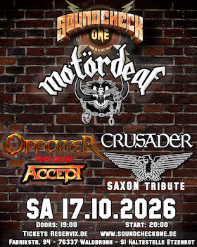 Oppower (Accept Tribute) - Crusader (Saxon Tribute) - Motördeaf (Motörhead Tribute) - Motörhead Saxon Accept Tribute