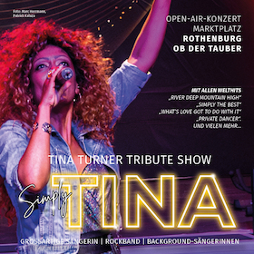 Tina Turner Tribute Show - Simply Tina - Open-Air-Event 2026