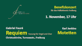 Gabriel Fauré Requiem - Benefizkonzert für das Palliativnetz Freiburg