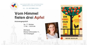 Buchpräsentation/Autorengespräch: Vom Himmel fielen drei Äpfel
