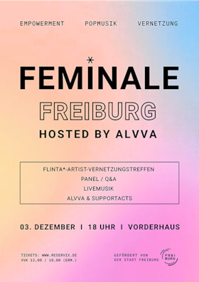 Freiburger Feminale hosted by ALVVA