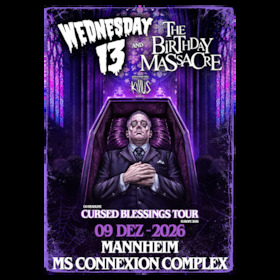 Wednesday 13 - Cursed Blessings Tour