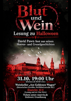 „Blut und Wein“ Lesung zu Halloween - Grusellesung